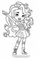 Sunny Coloring Drawing Colouring Rox Roxy Character Pages Draw Paintingvalley sketch template