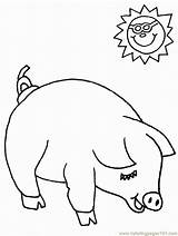 Pigs Printable Coloring Popular sketch template
