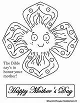 Coloring Mothers Pages School Sunday Mother Printable Religious Bible Happy Flowers Print Flower Sheets Color Kids Church Getcolorings Amazing Getdrawings sketch template