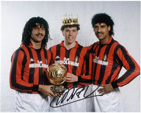 marco van basten signed photo soccer milan signedforcharity