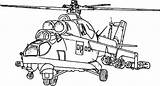 Apache Colouring Helicopters Vehicle Everfreecoloring Chinook sketch template