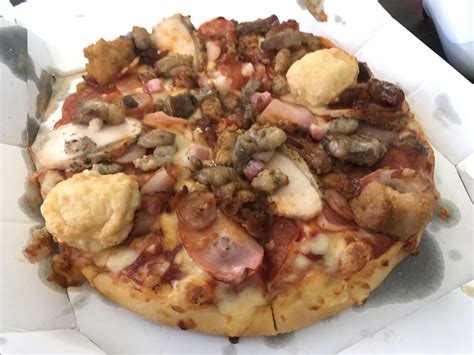dominos japans meat  pizza shittyfoodporn