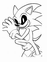 Sonic Exe Creepy Sheets Supersonic sketch template