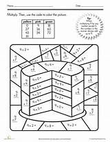 Multiplication Coloring Worksheet Grade 3rd Reviewed Curated sketch template