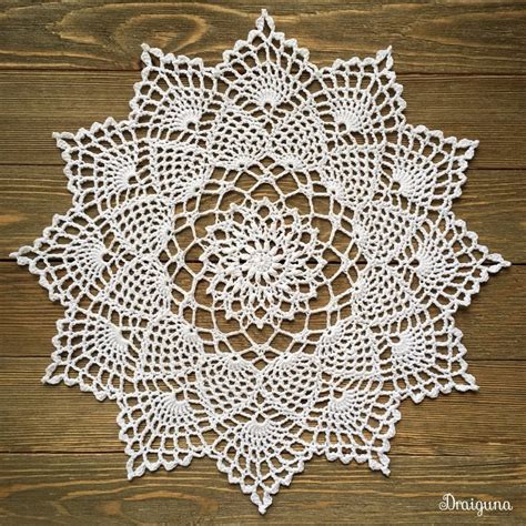 crochet pattern  moonpetals doily crochet kingdom