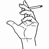 Cigarette Blunt Smoking Dessin Clipartmag sketch template