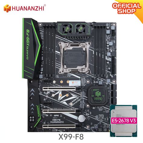 huananzhi x99 f8 x99 motherboard with intel xeon e5 2678 v3 lga2011 3