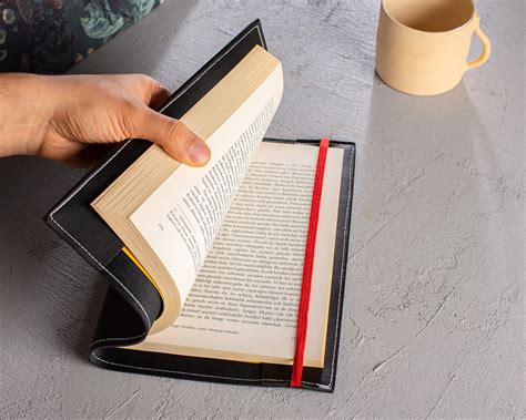 paperback book cover leather book protector gift  book etsy
