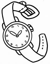 Reloj Pintar Pulsera Recortar Miscellaneous Vestir Orologio Prendas Ropa Malen Verschiedene Relojes Ausdrucken Rocna Ura Fichas Relogio Ausmalen Imagen Pobarvanke sketch template