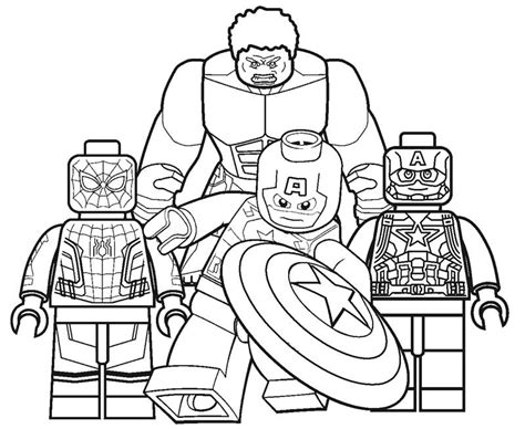 lego marvel coloring pages coloring home