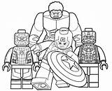 Coloring Lego Pages Marvel Kids Superhero Popular sketch template