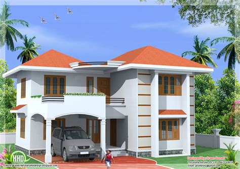 1800 sq feet 2 storey home design ~ kerala house design idea