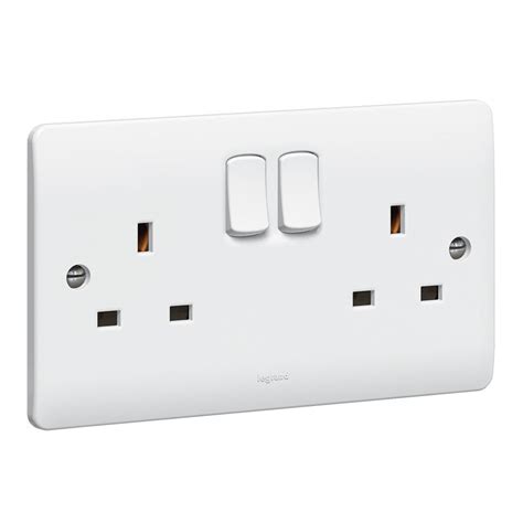 legrand   double switched socket