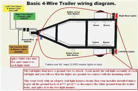 wiring diagram  utility trailer lights