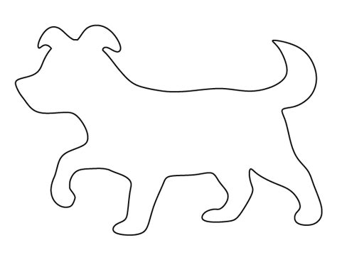 printable puppy template dog template dog outline dog quilts