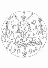 Coloriages Musicali Educazione Musicale Salvato sketch template