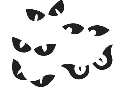 cat eyes silhouette  getdrawings
