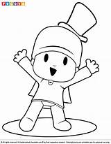 Pocoyo Coloring Pages Coloringlibrary sketch template