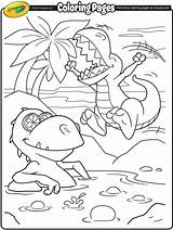 Crayola Coloring Rex Cartoon Pages Dinosaur Colouring Trex Tyrannosaurus Kids Animal Printable Sketch Summer Print Choose Board sketch template