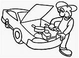 Coloring Pages Tools Mechanic Drawing Auto Grease Mechanics Getdrawings Getcolorings sketch template