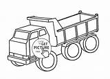 Truck Coloring Pages Simple Kids Tonka Fire Drawing Dump Printable Bulldozer Construction Getcolorings Color Getdrawings Transportation Printables Trucks Choose Board sketch template