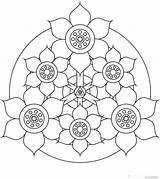 Mandala Mandalas Az sketch template