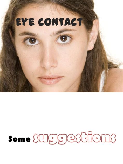 7 Eye Contact During Presentation Pdf