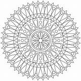 Mandalas sketch template