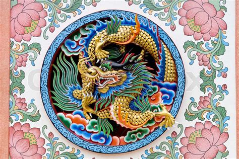 ancient dragon design stock image colourbox