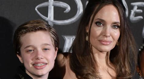 Angelina Jolie E Shiloh Jolie Pitt A Roma Per L Anteprima