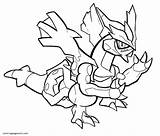 Kyurem sketch template