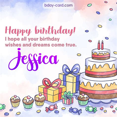 birthday images  jessica  happy bday pictures
