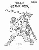 Smash Coloring Super Link Brothers Bros Pages Fun Superfuncoloring sketch template
