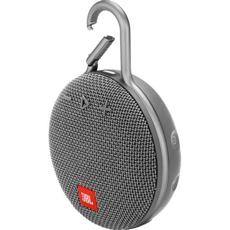 jbl clip  portable bluetooth speaker stone grey jblclipgryam