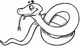 Snake Coloring Printable Popular Pages sketch template