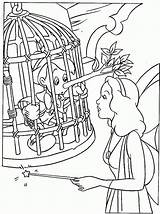 Coloring Pages Pinocchio Printable Kids sketch template