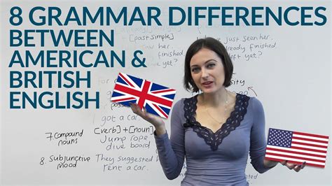 american english and british english 8 grammar differences · engvid
