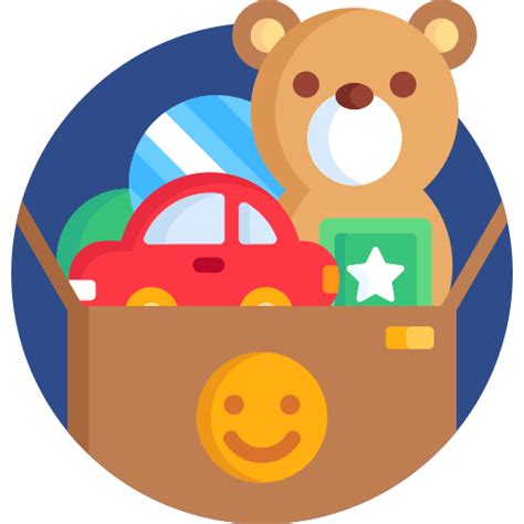 toys detailed flat circular flat icon