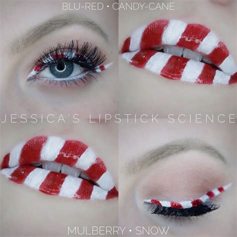 Pin By Kate Krumm On Lipsense Candy Cane Makeup Glossy Makeup Lip Art