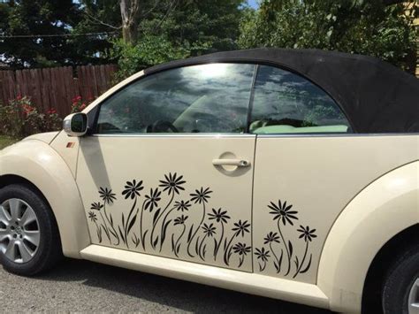 Daisy Decals Vinyl In One Color For Your Vw Beetle By Tonyabug Car