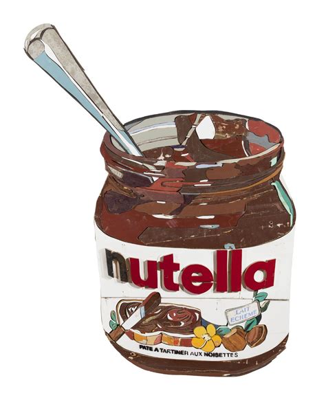 oudhout nutella food art painting food artwork desserts drawing