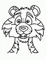 Tiger Coloring Face Pages Head Frank Lisa Animals Print Clipart Clipartbest Library Xcolorings Cliparts Coloringhome Cartoon Clip sketch template