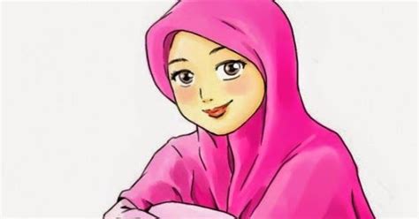 terbaru 21 gambar kartun wanita muslimah berjilbab cantik gudang