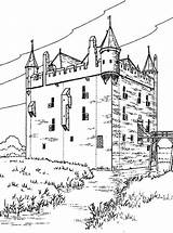 Castle Coloring Pages Medieval Castles Knight Fort Sheets Knights Printable Kids Color Adults Book Fantasy Colorare Da Bouncy Disney Cartoon sketch template