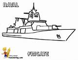 Coloring Pages Navy Naval Yescoloring Army Military Ships Color Colouring Kids Boat Frigate Sheets Designlooter Noble Printable 1210 36kb Print sketch template