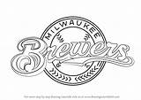 Brewers Milwaukee Logo Coloring Pages Drawing Draw Mlb Step Book Brewer Drawings Baseball Drawingtutorials101 Choose Board Kids Search Template sketch template