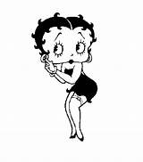 Betty Boop Coloring Pages Printable Gif Comments Bubble Thought Cartoon Freekidscoloringandcrafts Choose Board Coloringhome sketch template