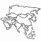 Asia Map Coloring Pages Continents Color Guatemala Drawing Maps Seven Outline Online Continent Printable Kids Thecolor Template Getcolorings Library Col sketch template