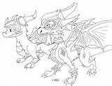 Dragon Coloring Spyro Pages Getcolorings Amazing sketch template