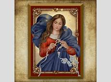Our Lady Undoer of Knots, Boxed Plaque & Holy Card GIFT SET #1042